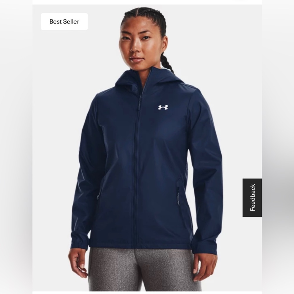 NWT! Women’s Under Armour rain jacket, size S